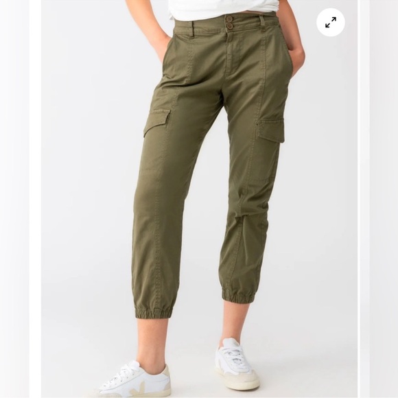 Sanctuary rebel cargo utility pant in hiker green - Picture 11 of 11